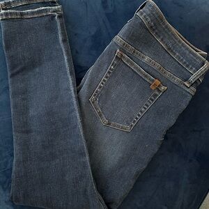 Joe's Distressed Skinny Jeans with Subtle Fading